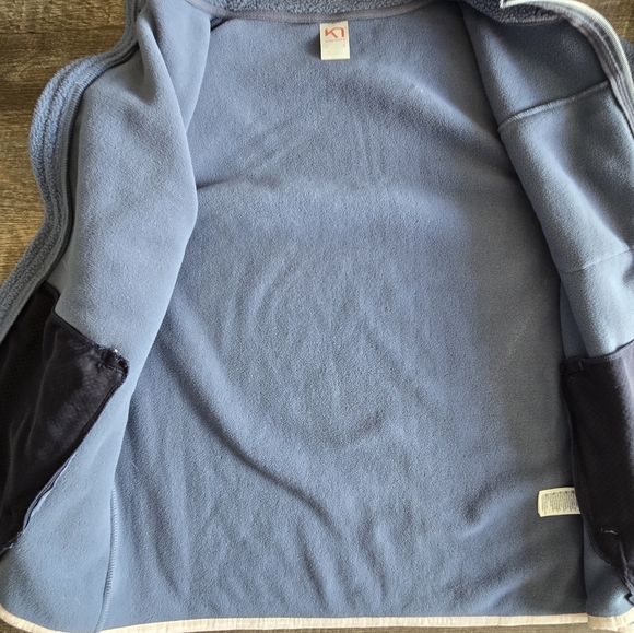 Kari Traa Rothe Blue Sail Fleece Full Zip Jacket Sz Large - Picture 8 of 9